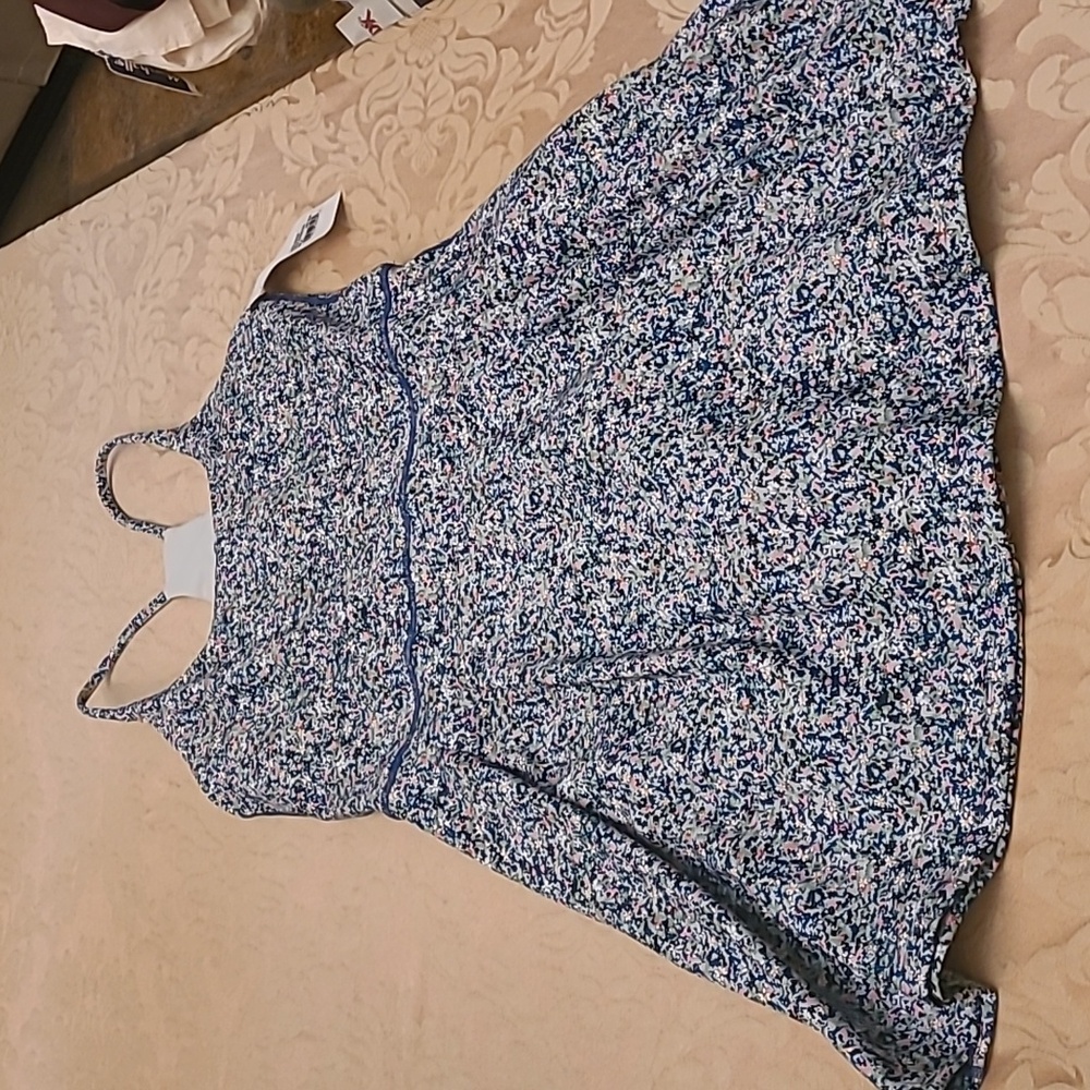 NWT SAGE COLLECTIVE Printed Racerback Flared Mini Tennis Dress Sizes S & M